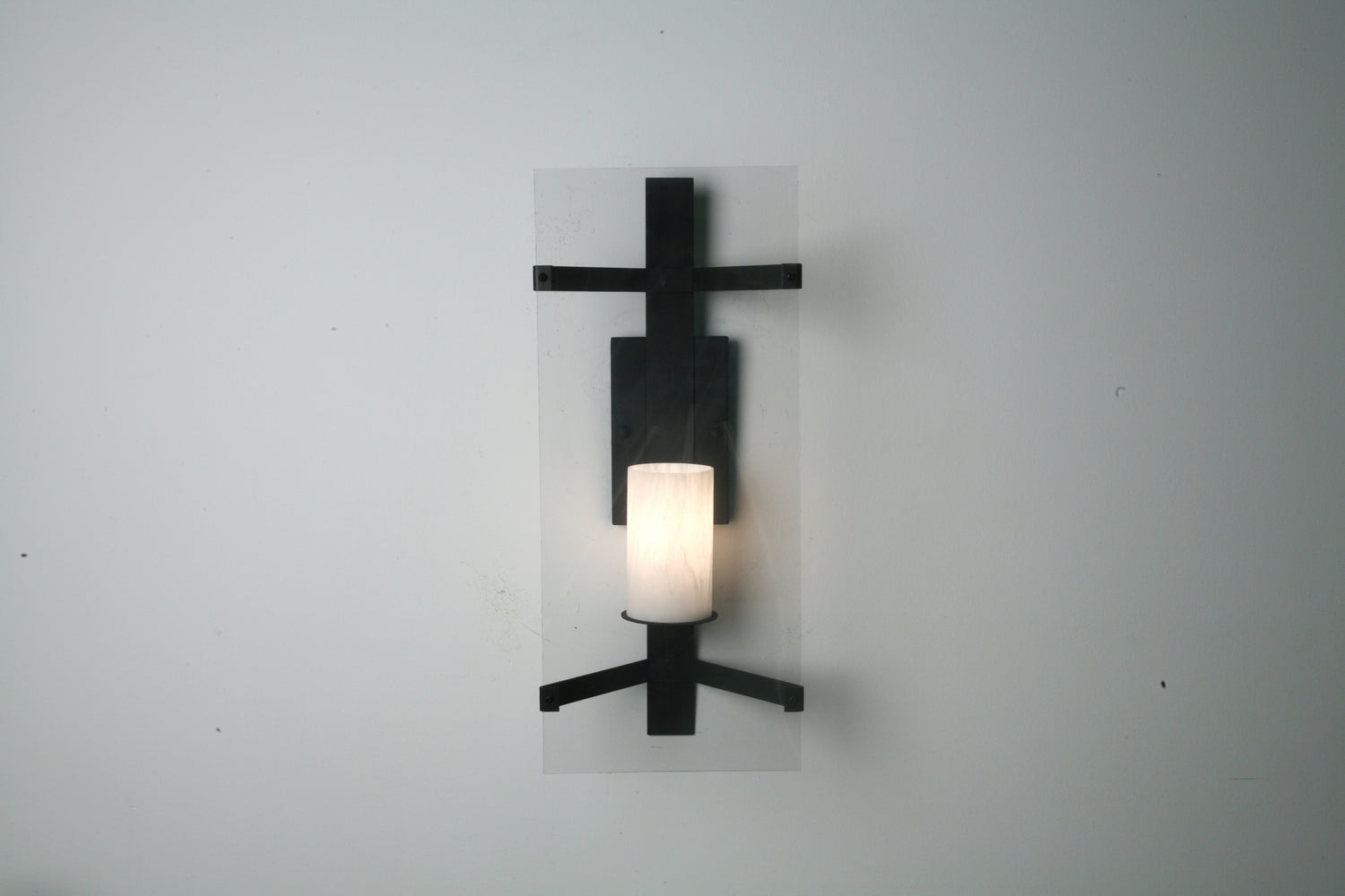 2nd Avenue - 04.1221 - One Light Wall Sconce - Minima - Blackwash