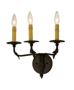 2nd Avenue - 04.1395.3 - Three Light Wall Sconce - Sergius - Rustic Streak