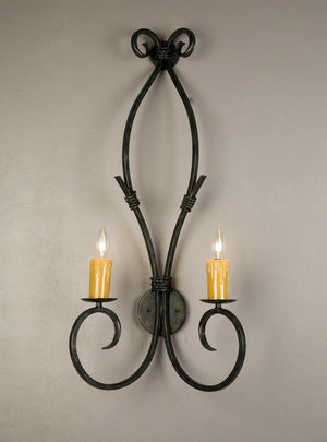 2nd Avenue - 04.1436.2 - Two Light Wall Sconce - Sienna - Smoke