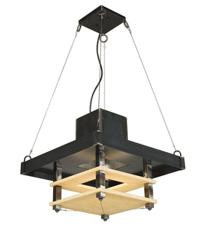 2nd Avenue - 05.0282.18.SMOOTH - Two Light Pendant - Metropolis - Rustic Iron