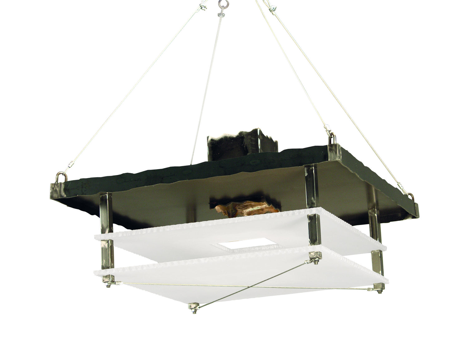 2nd Avenue - 05.0282.30 - Two Light Pendant - Atlantis - Blackwash