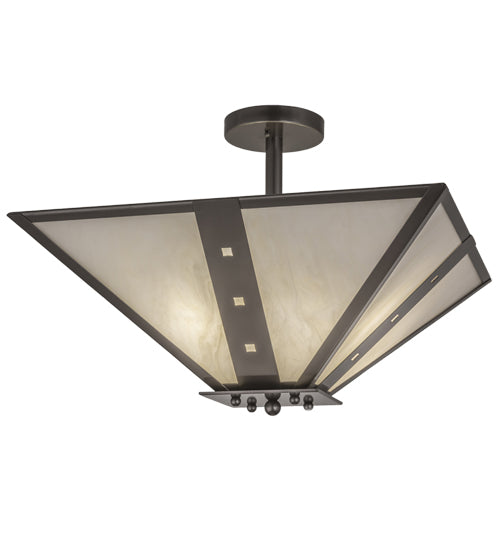 2nd Avenue - 05.0560.24.PL - Four Light Semi-Flushmount - Zandra - Bronze Metallic