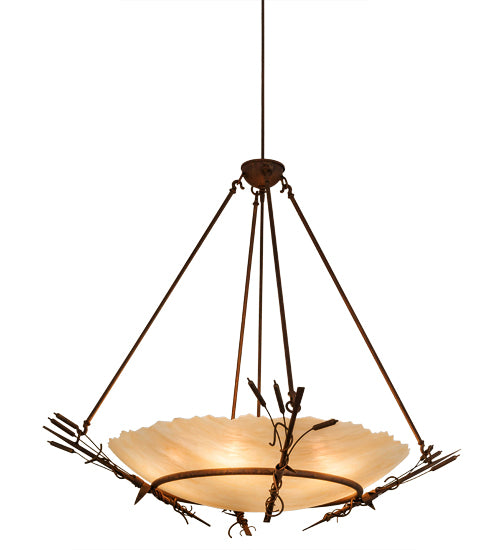 2nd Avenue - 05.0645.48.ROD - Six Light Pendant - Cattail - Cortez Gold