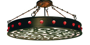 2nd Avenue - 05.0654.42 - 16 Light Semi-Flush Mount - Jules - Cajun Spice