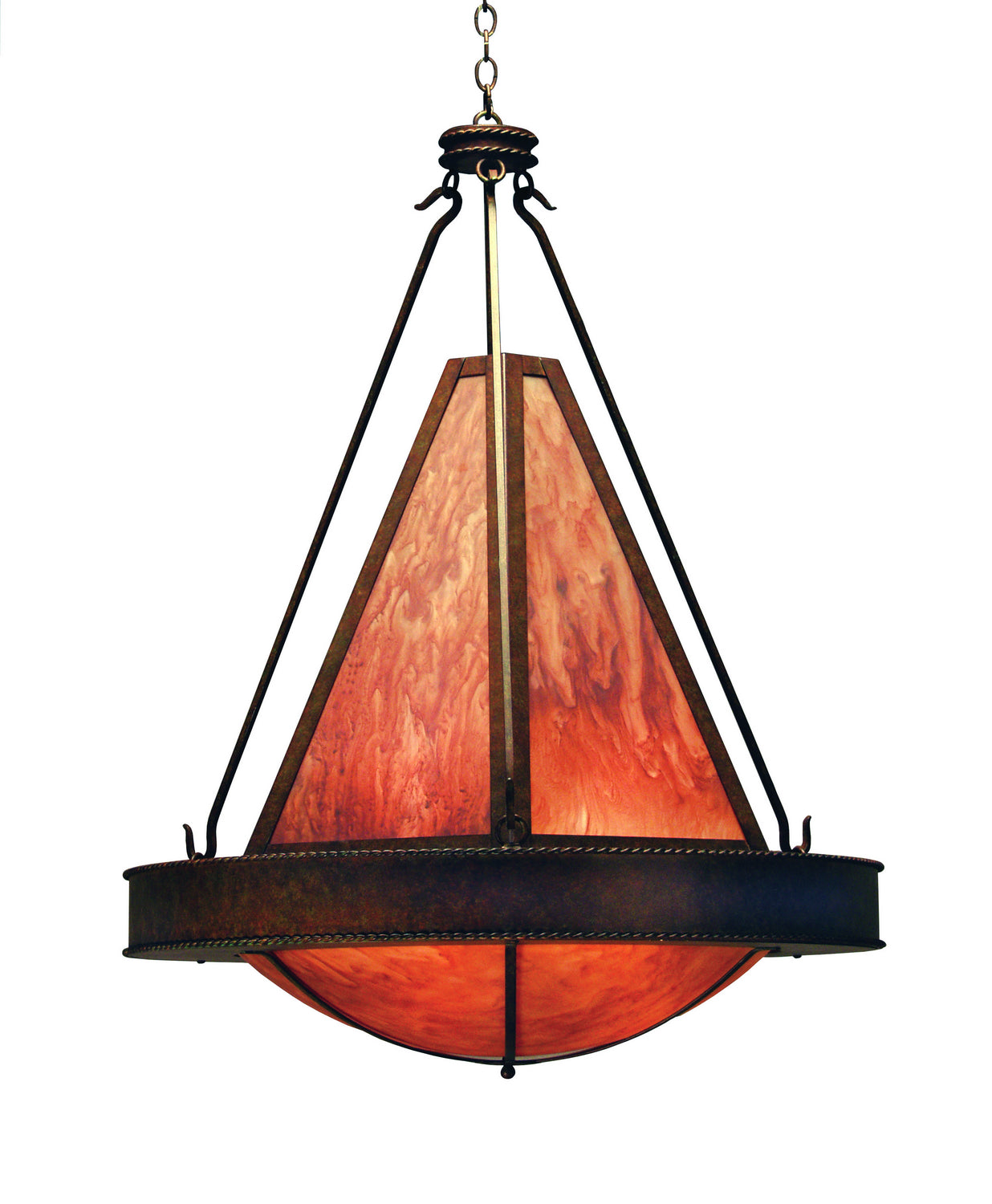 2nd Avenue - 05.0813.36 - Six Light Pendant - Obsidian - Rusty Nail