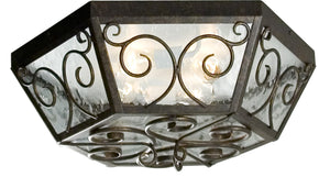 2nd Avenue - 05.0869.24 - Four Light Flushmount - Camilla - Gilded Tobacco