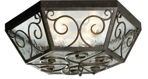 2nd Avenue - 05.0869.24 - Four Light Flushmount - Camilla - Gilded Tobacco