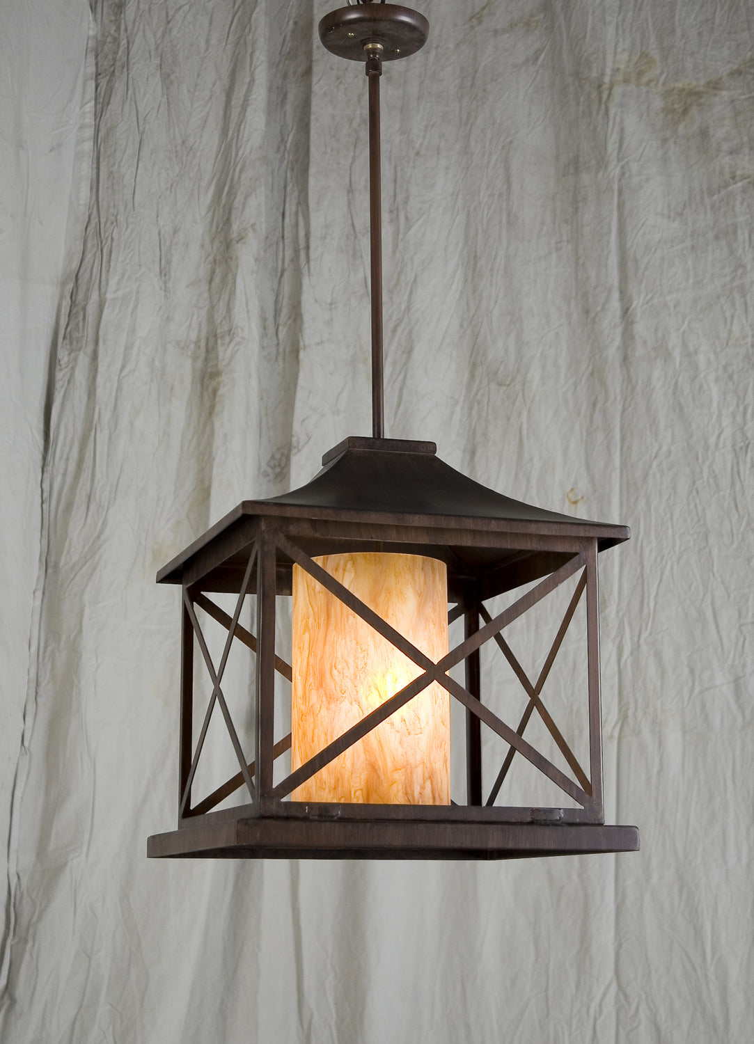 2nd Avenue - 05.1019.16 - One Light Pendant - Contemplation - Rustic Iron