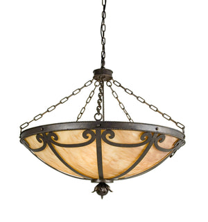 2nd Avenue - 05.1078.36 - Five Light Pendant - Carousel - Golden Bronze