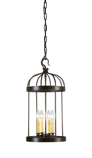 2nd Avenue - 05.1096.12 - Four Light Foyer Lantern - Muse - Rustic Iron