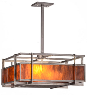 2nd Avenue - 05.1219.20.ACR - Two Light Pendant - Boulder Creek - Steel