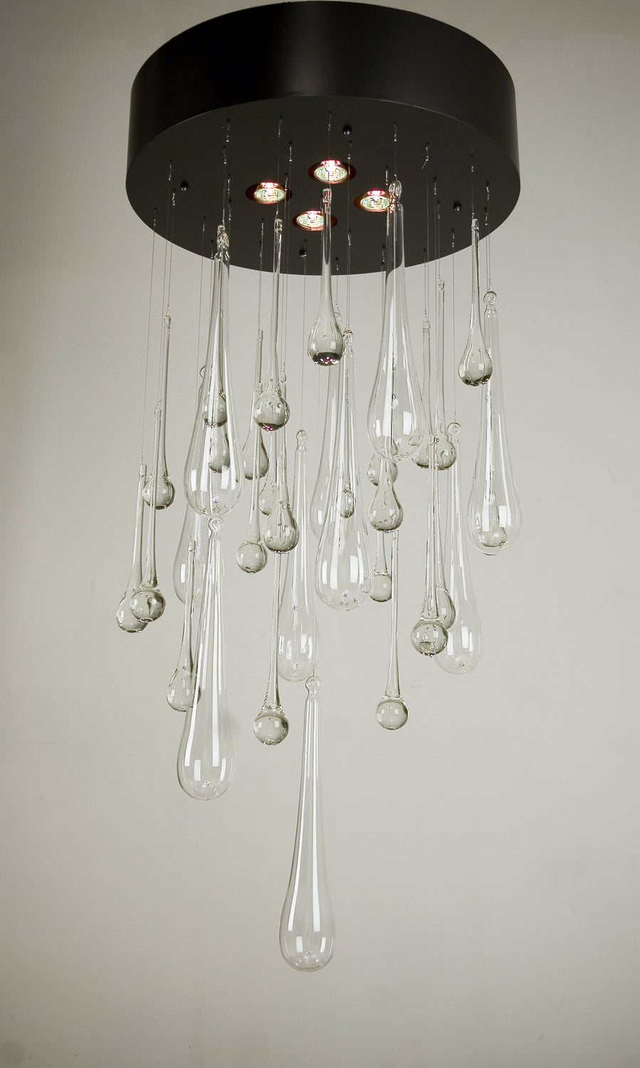 2nd Avenue - 05.1227.24 - Four Light Chandelier - Teardrop - Blackened Pewter