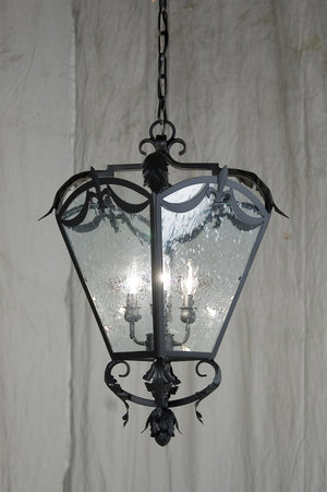 2nd Avenue - 05.1299.13 - Four Light Pendant - Fleur - Blackwash