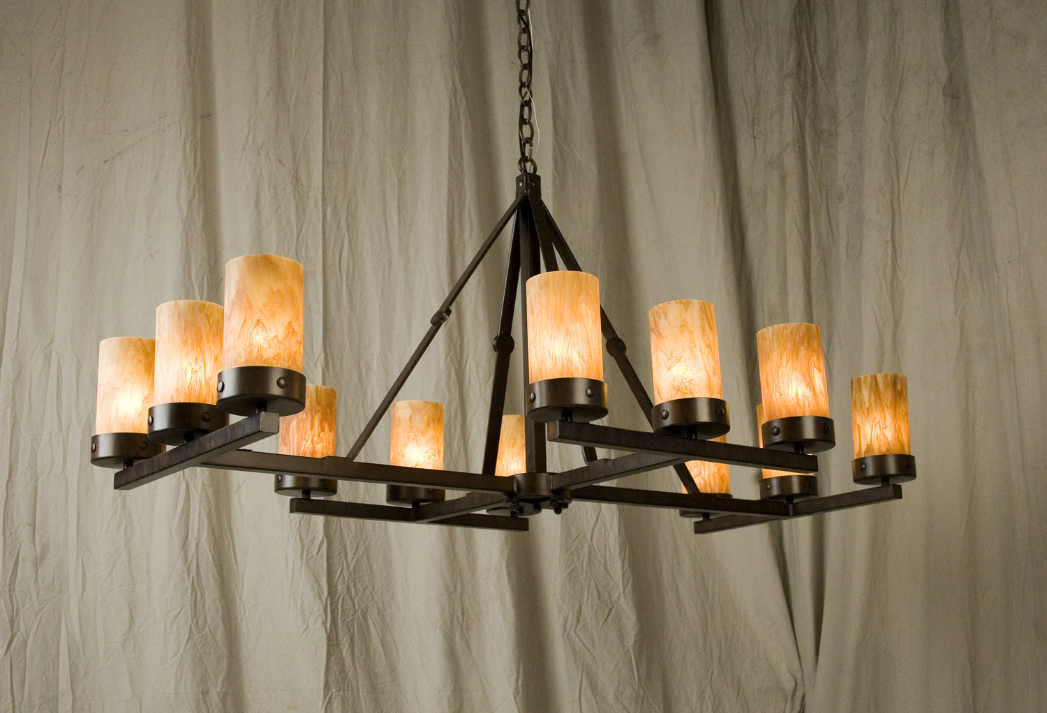 2nd Avenue - 05.1371.52 - 12 Light Chandelier - Parker - Rustic Iron