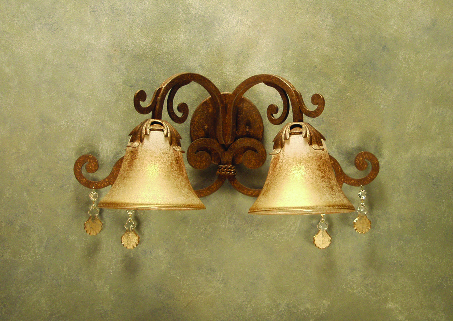 2nd Avenue - 07.0136.20.X - Two Light Wall Sconce - Christiana - Pompeii Gold