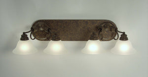 2nd Avenue - 07.0150.36 - Four Light Vanity - Trea - Gilded Tobacco