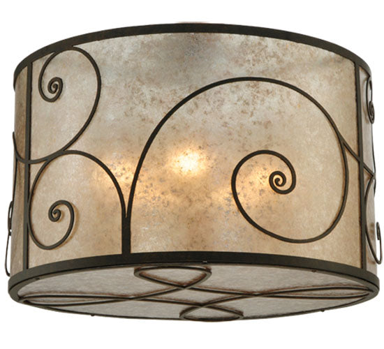 2nd Avenue - 200056-25 - Five Light Flushmount - Granada - Gilded Tobacco