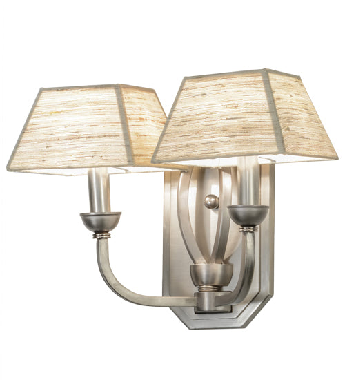 2nd Avenue - 200056-34 - Two Light Wall Sconce - Cesta - Brushed Nickel