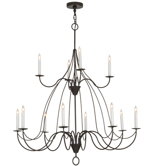 2nd Avenue - 200076-31 - 12 Light Chandelier - Polonaise - Timeless Bronze