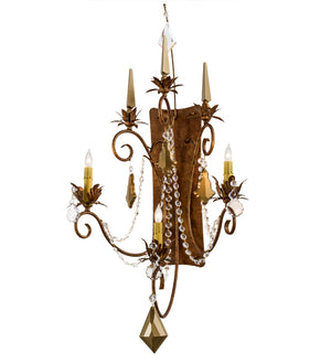 2nd Avenue - 200076-62.X - Three Light Wall Sconce - Minuet - Autumn Leaf