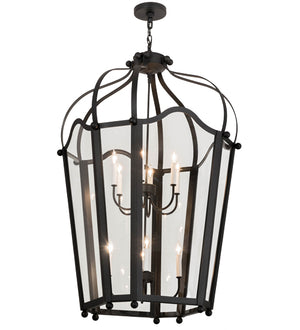 2nd Avenue - 200076-63 - Ten Light Foyer Lantern - Citadel - Textured Black