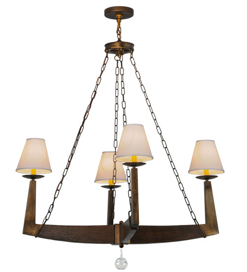 2nd Avenue - 200109-23 - Four Light Chandelier - Arendal - Antique Copper