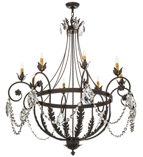 2nd Avenue - 200357-2 - Eight Light Chandelier - Antonia - Chestnut