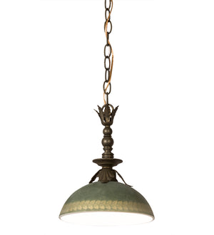 2nd Avenue - 202186-45 - One Light Pendant - Hemisphere - Antique Brass Matte