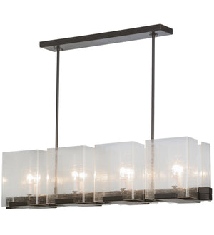 2nd Avenue - 202247-2.41 - Eight Light Chandelier - Ice Cube - Timeless Bronze