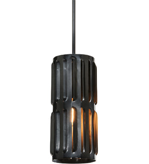 2nd Avenue - 202247-8 - One Light Pendant - Ausband Turbine - Black Chrome Over Nickel