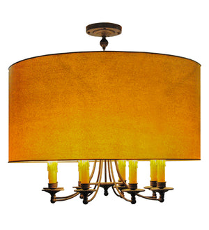 2nd Avenue - 202413-4 - Eight Light Pendant - Muirfield - Classic Rust