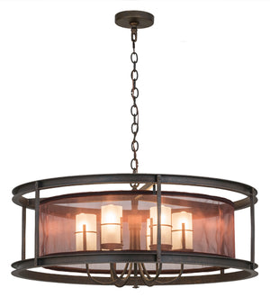 2nd Avenue - 202584-9 - Six Light Pendant - Cordoba - Gilded Tobacco