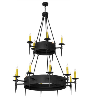 2nd Avenue - 203193-6 - 15 Light Chandelier - Thorndike - Costello Black