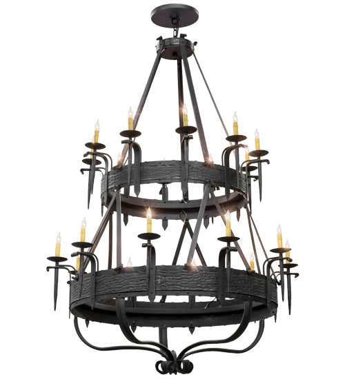 2nd Avenue - 203287-2 - 20 Light Chandelier - Costello - Costello Black