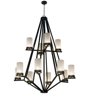 2nd Avenue - 203560-1 - 12 Light Chandelier - Galen - Blackwash