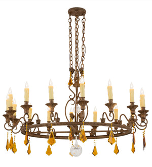 2nd Avenue - 210717-19 - 16 Light Chandelier - Peak - Cortez Gold