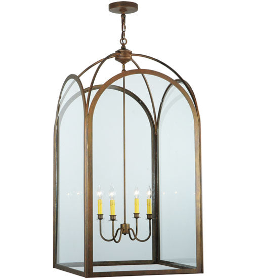 2nd Avenue - 213334-4 - Four Light Pendant - Perin - Cortez Gold