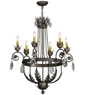 2nd Avenue - 213839-5 - Six Light Chandelier - Antonia - French Bronze