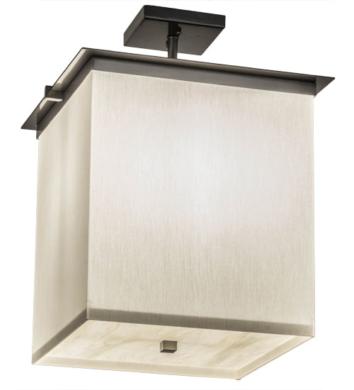 2nd Avenue - 213955-2 - Two Light Semi Flush Mount - Spalding - Bronze Metallic