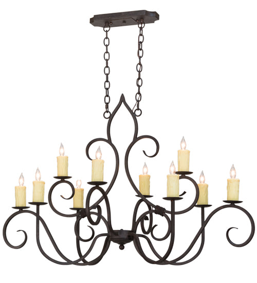 2nd Avenue - 214315-1 - Ten Light Chandelier - Clifton - Cajun Spice