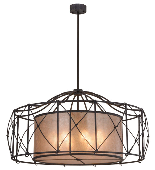 2nd Avenue - 216488-4.48W - Eight Light Pendant - Aspen - Antique Iron Gate