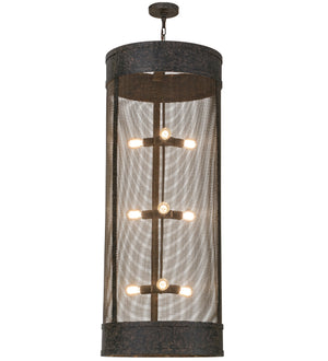 2nd Avenue - 216963-2 - Nine Light Pendant - Cilindro - Coffee Bean