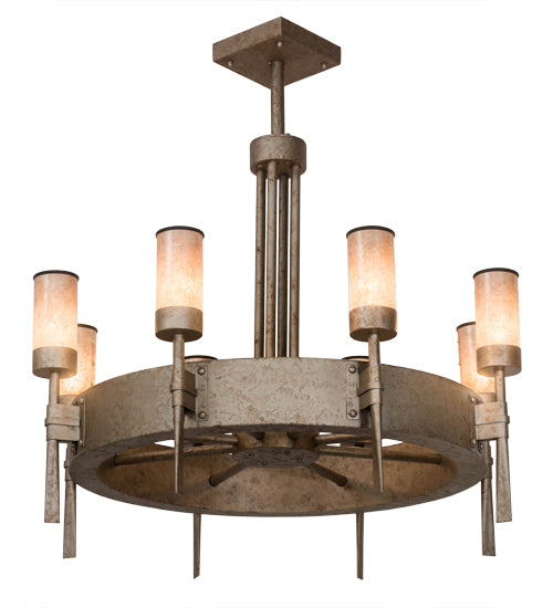 2nd Avenue - 217071-35.36W - Eight Light Chandelier - Mansfield - Ombre Lavato