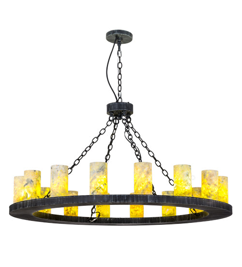 2nd Avenue - 220580-1 - 16 Light Chandelier - Loxley - Antique Irongate