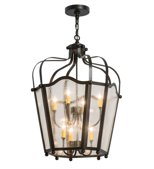 2nd Avenue - 34454-6 - Eight Light Foyer Lantern - Citadel - Textured Black