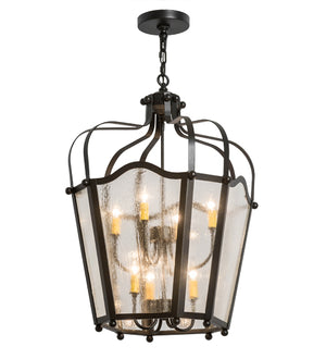 2nd Avenue - 34454-6 - Eight Light Foyer Lantern - Citadel - Textured Black