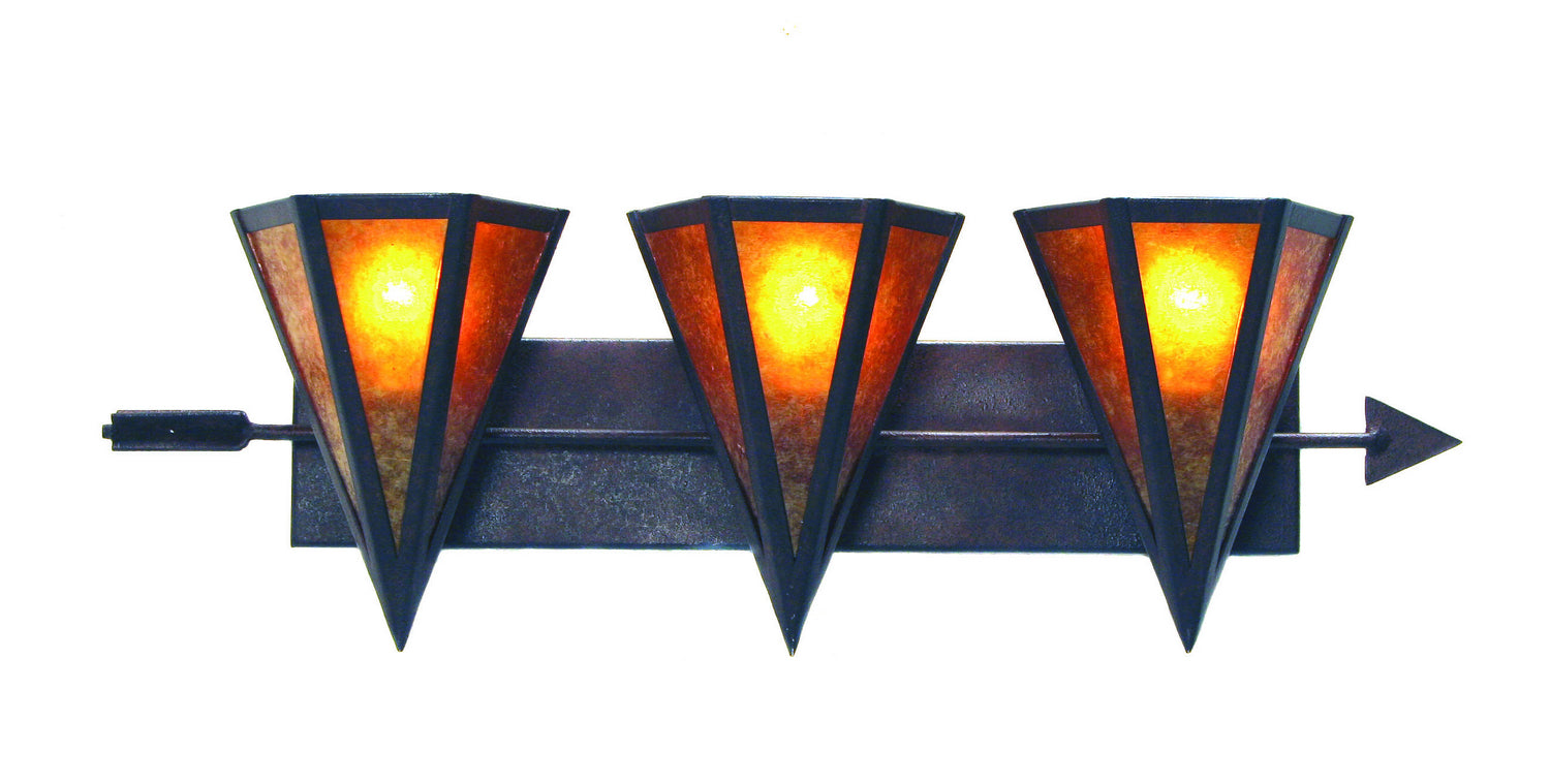 2nd Avenue - 361006.32 - Three Light Bath Bar - Desert Arrow - Rusty Nail