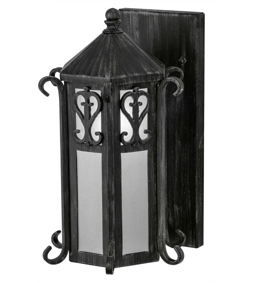 2nd Avenue - 3B02S.NS.15H.075U - One Light Wall Sconce - Caprice - Antique Iron Gate