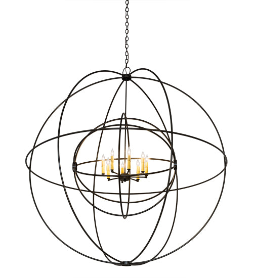 2nd Avenue - 48259-841 - Eight Light Chandelier - Atom Enerjisi - Timeless Bronze