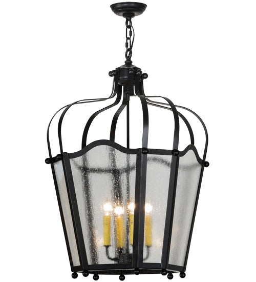 2nd Avenue - 57886-12 - Four Light Pendant - Citadel - Flat Black